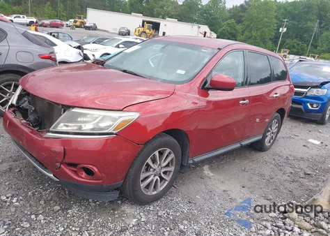 2013 Nissan Pathfinder S из США, поврежденный, VIN 5N1AR2MM1DC678209